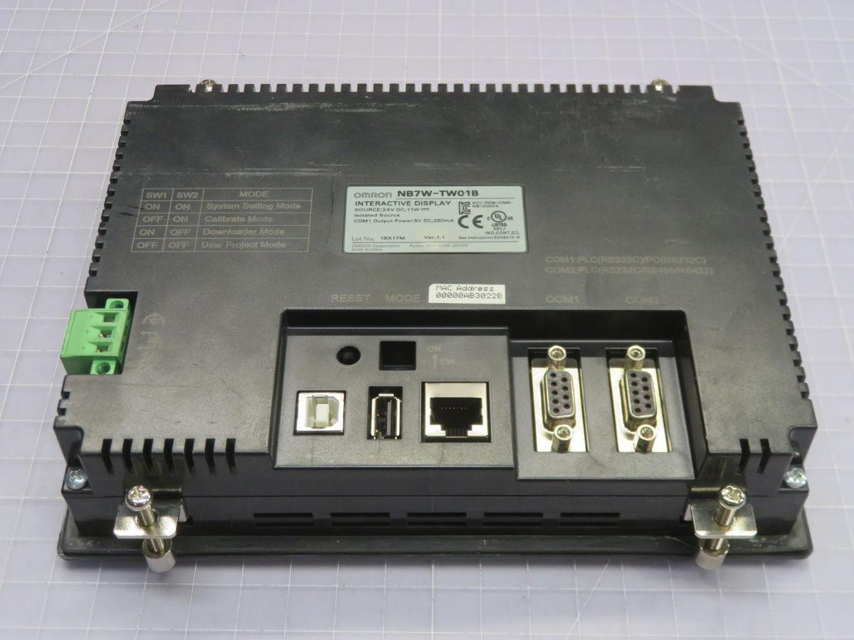 Omron #NB7W-TW01B, Operator Interface