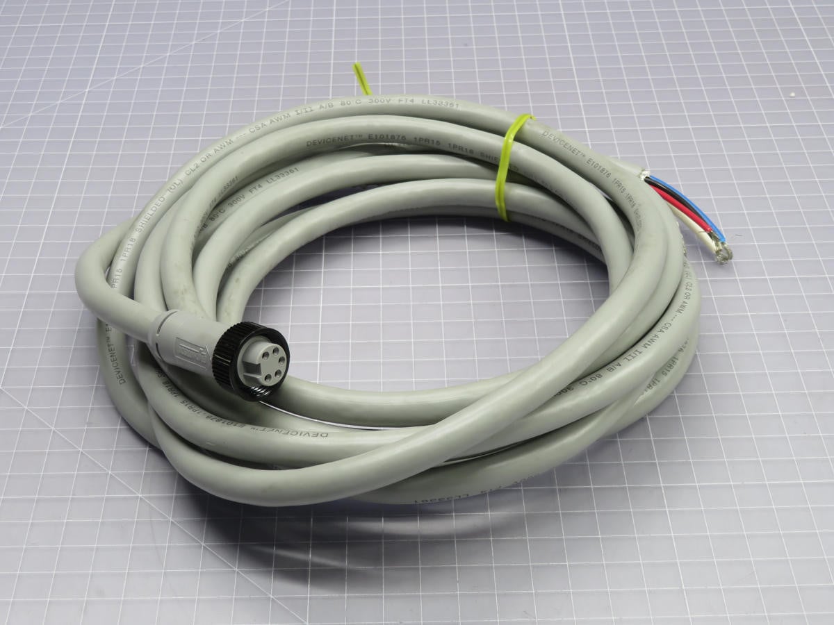 Molex #DN10A-M050, Brad Harrison Devicenet 5P Cable Assembly, LOT of 15