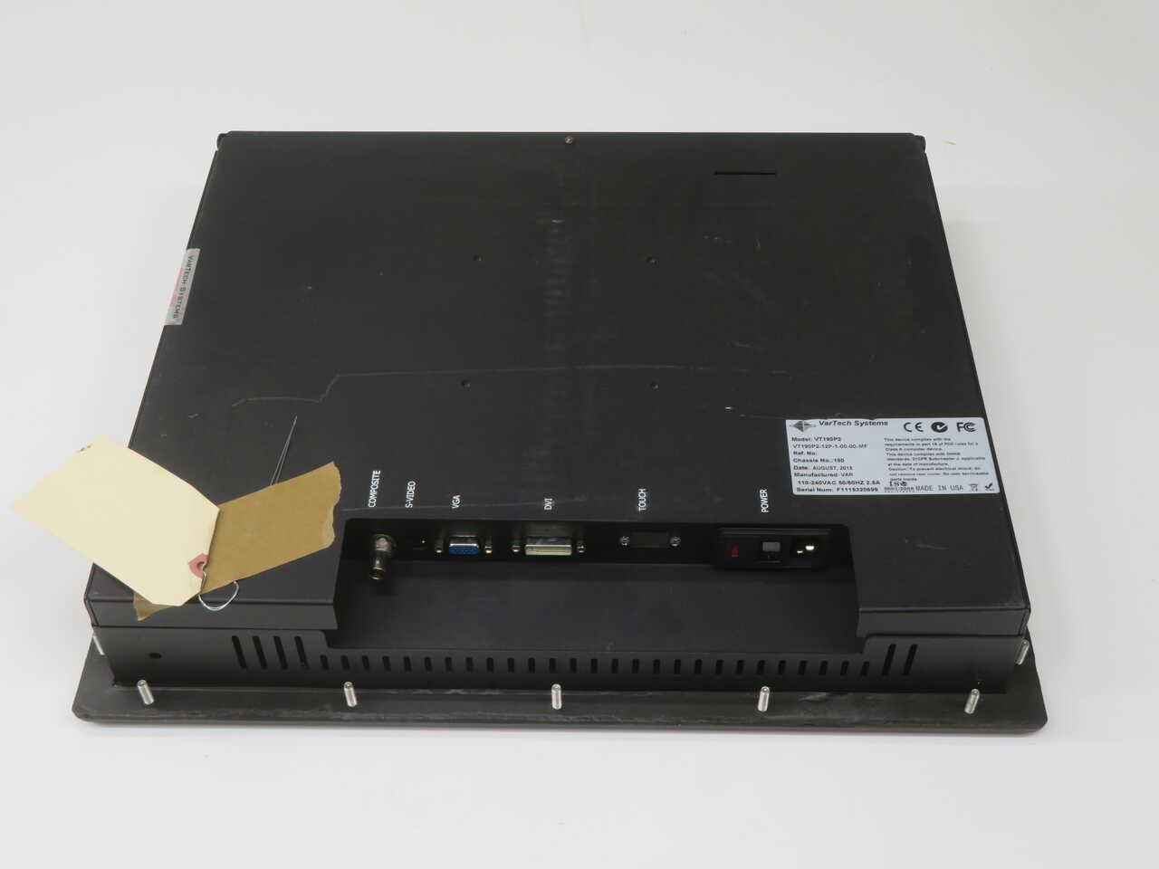 Vartech #VT190P2, Operator Interface LCD Display