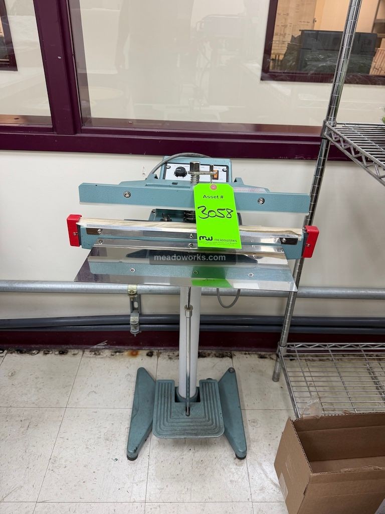 AIE, Impulse Bag Sealer, foot pedal operated, 110 V.