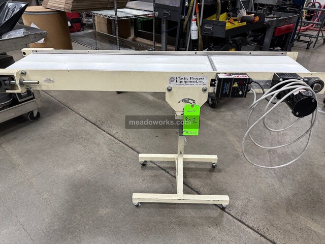 Plastic Process Equipment, Portable Belt Conveyor, electric