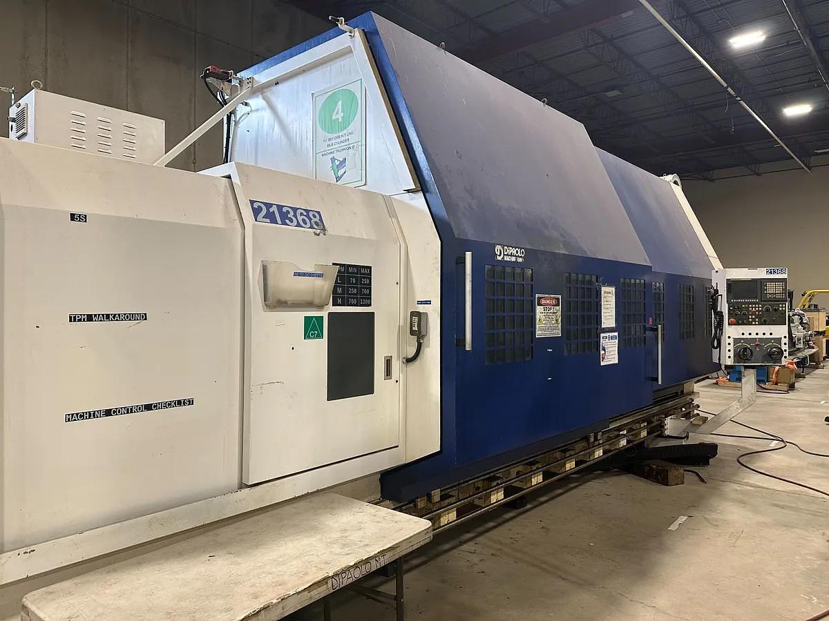 Annn Yang #DY-760C, CNC Flat Bed Lathe, 32" swing, 157" centers, 19" chuck, 5.1" bar, 30 HP, Fanuc Oi-TD, 2014