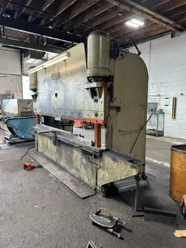 200 Ton, Pacific #200-12, Hydraulic Press Brake, 12' overall, 10' 5" between housing, 12" stroke, 17" open