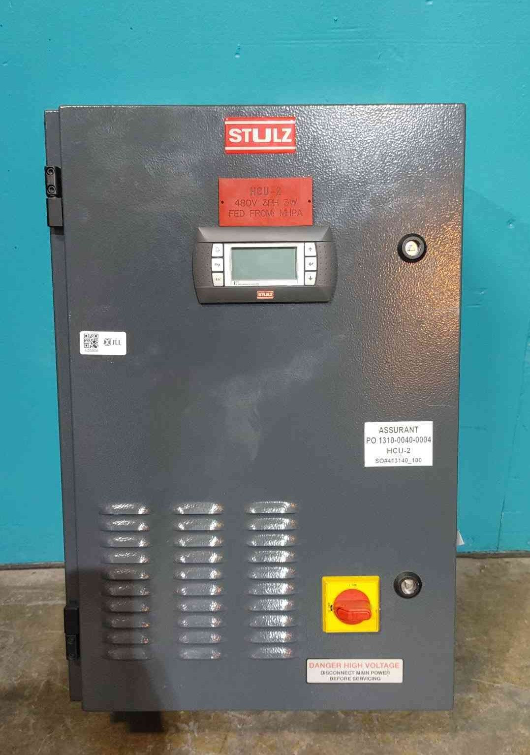 Stulz #ULS-1-DRH08_TC, ultrasonic humidifier HVAC control box panel, 460 Volts, 3 phase, 48 Volts (2