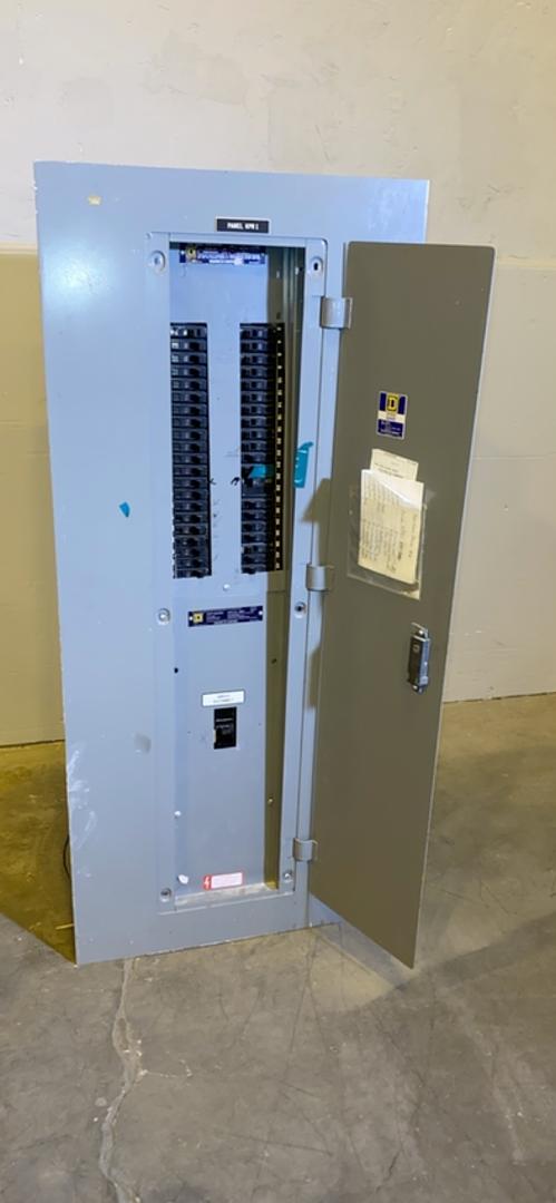 225 Amp. Square D, NQODQ2, Complete Panelboard, 240 Volts, 3 phase (2 available)