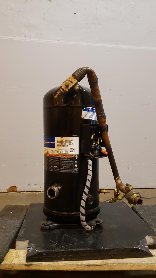 Copeland #ZR125KCTFD965, compressor, AS IS