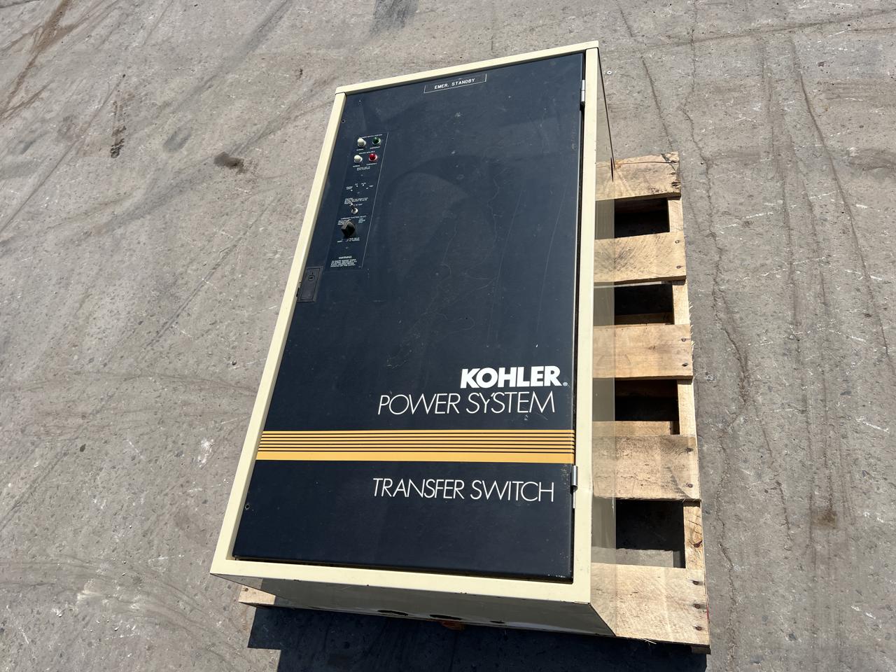 260 Amp. Kohler #K-168341-260, Transfer Switch, 208 Volts, 3 phase, 60 Hz.