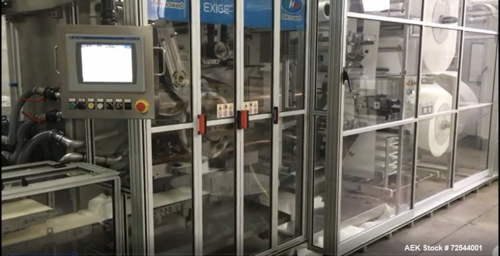 Teknoweb #Exide-Dual, Wet Wipes Forming, Cutting, Stacking & Wrapping Line, dual lane, 1600 wipes/min.