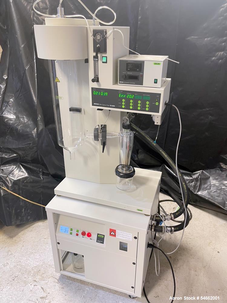 Buchi #B-290, Mini Spray Dryer, glass drying chamber, B-295 Inert Loop, 2018