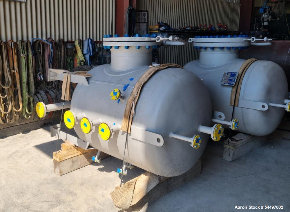 324 gallon CECO Peerless, Oxygen Separator Pressure Vessel, 316 Stainless Steel, 42" ID, ASME, 380 psi @