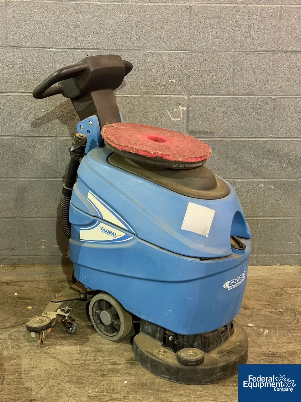 Global Industrial, Walk Behind Floor Scrubber