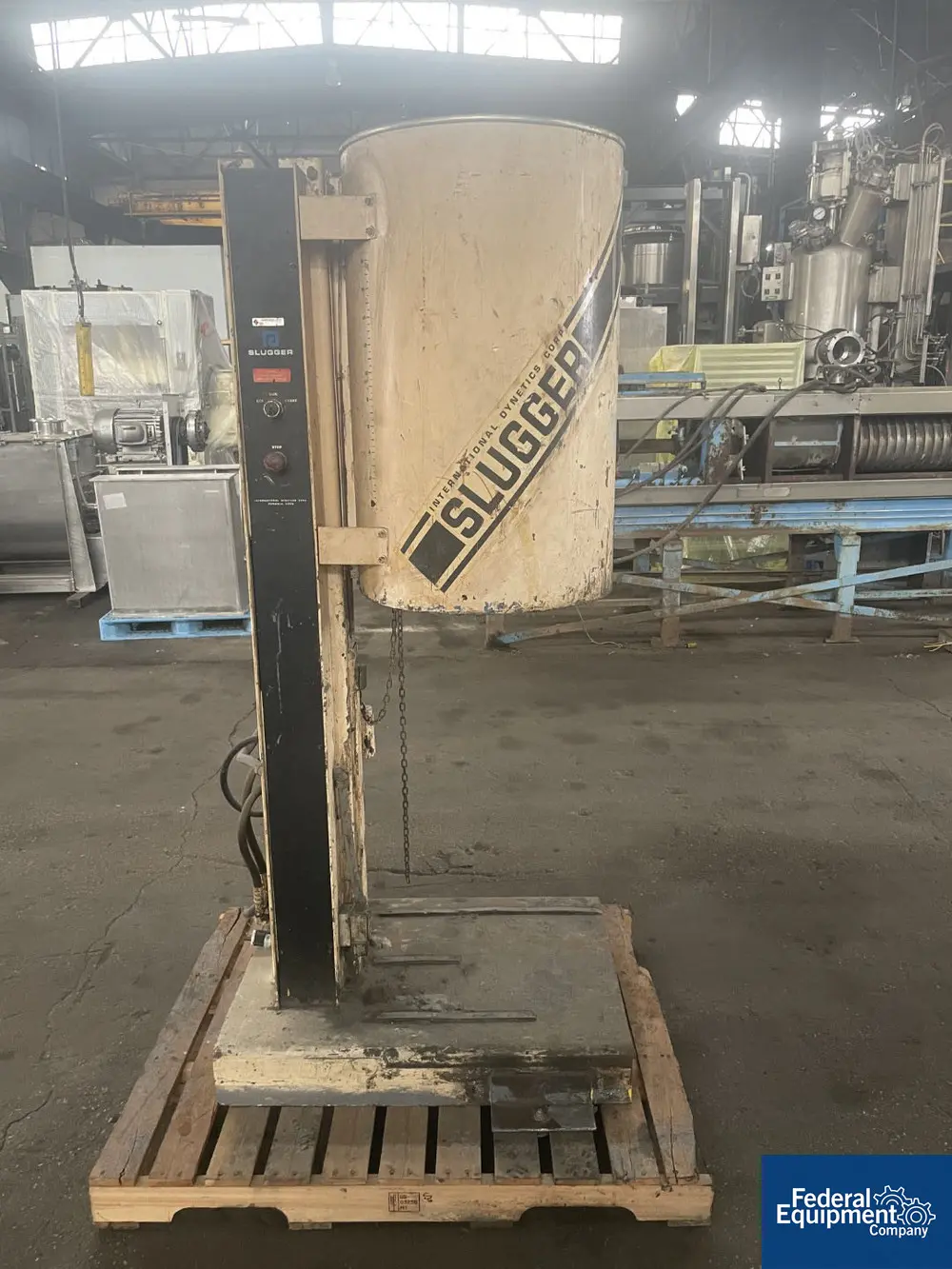International Dynetics #Slugger, Drum Compactor, 1 HP, 104/208 V.