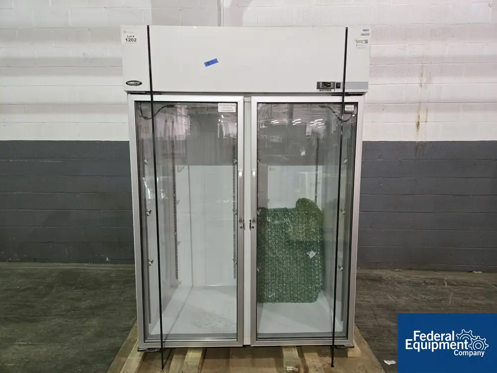 Labrepco #LABN-52-HG, Refrigerator, (2) glass doors, 50" width x 28" D x 59" H chamber, 115 V.