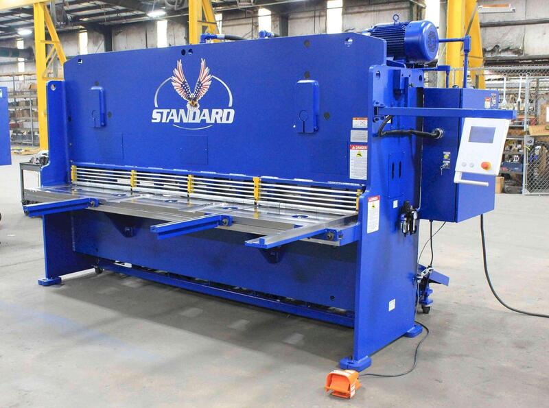 10 gauge x 10' Standard #AS135-10, hydraulic power squaring shear, 12 gauge stainless, 36" backgauge, Cybelec