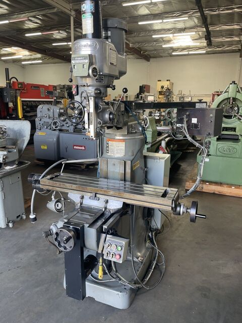 Bridgeport #EZ-TRAK, 2-Axis CNC Vertical Knee Mill, 9" x 42" table, 30" X, 12" Y, 16" knee travel, 60-4200