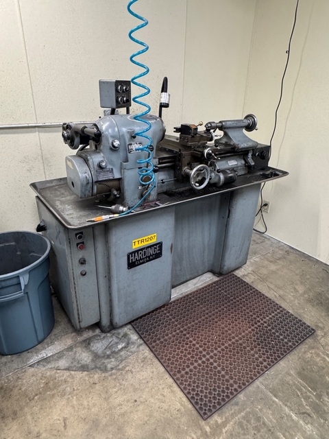 11" x 18" Hardinge #HLV-H, Precision Toolroom Lathe, 6" swing over cross slide, 1-1/4" bore, 1-1/2 HP