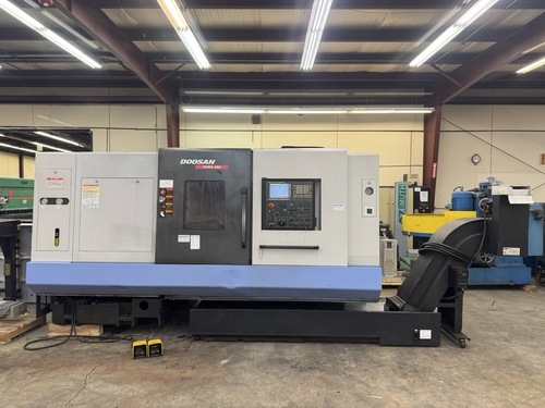 Daewoo Doosan #Puma-480, CNC lathe, 35.4" swing, 26" max. turn diameter, 44.7" centers, 24" chuck, 6.5" bar