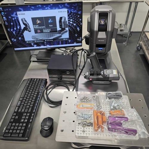Keyence #XM-5000A, coordinate measuring machine, 19.69" x 11.81" x 7.87" maximum measurement range, M5