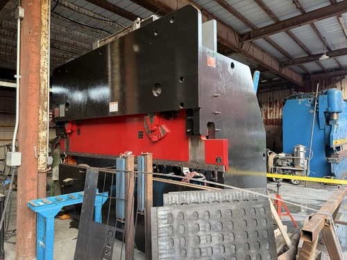 200 Ton, HTC #200-12H, Hydraulic Press Brake, 12' overall, 10' 5" between housing, 5" stroke, 11-1/2" open