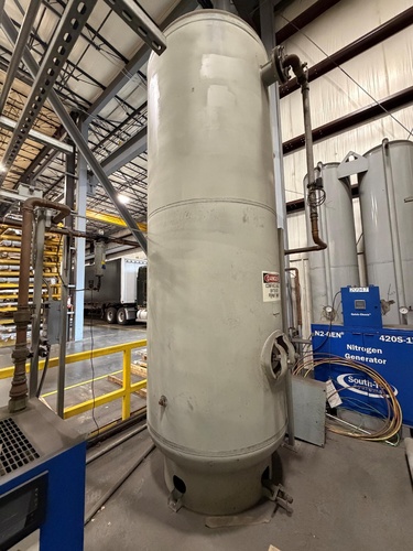 South-Tek Systems #N2-GEN-420S-1T3, PSA nitrogen generator, w/ Sauer #WP65LB compressor, 40 HP, 460 V., (4)