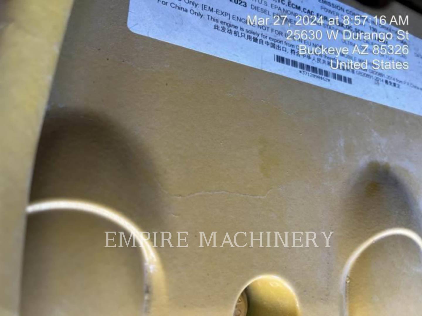Caterpillar 140-13, Motor Grader, 1050 hours, S/N: N9400710, 2023