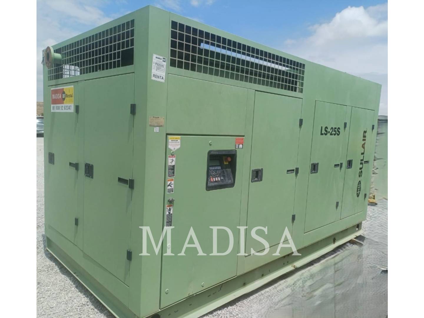 Sullair LS25S300H, Compressed Air, 22401 hours, S/N: 202202220029, 2022