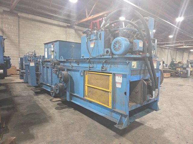 Nexgen Marathon #AT-604842-830, automatic tie horizontal baler, 30 HP, 8" bore, 48" x 42" bale size