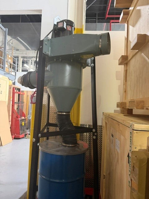 Delta Industrial dust collector, 3 HP Baldor motor, 3450 RPM, 230/460 V.