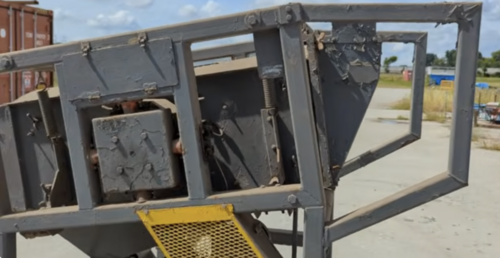 18" x 48" Forsberg #4800-18, double deck vibratory screen, 1 HP