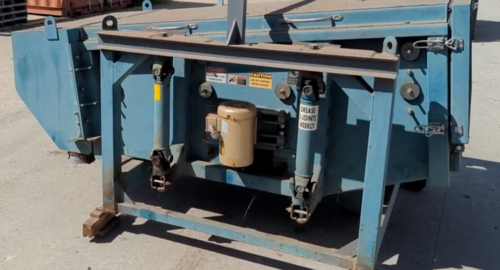 36" x 72" BM & M #3X62SS, gyratory double deck screener, 2 HP