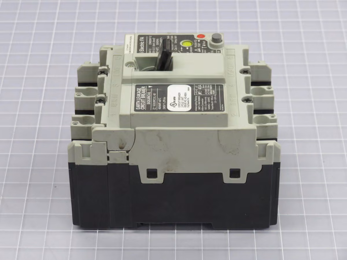 40 Amp, Fuji Electric #SG53RCUL40, Din Rail Mount Circuit Breaker