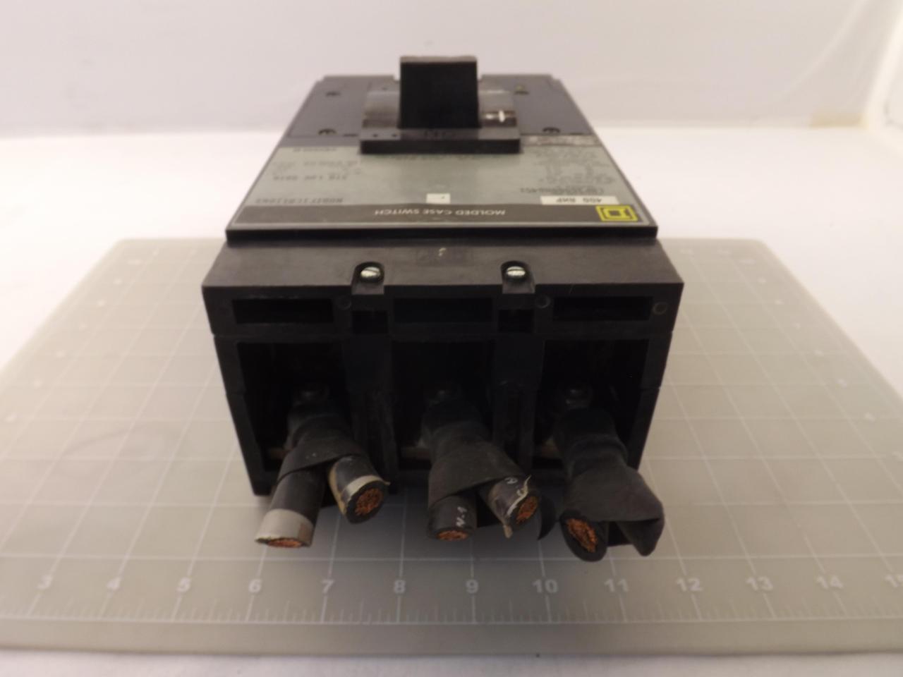 400 Amp, Square D #LHP36000M6451, Circuit Breaker Molded Case Switch 400A 600V 3P High Inter Mcs