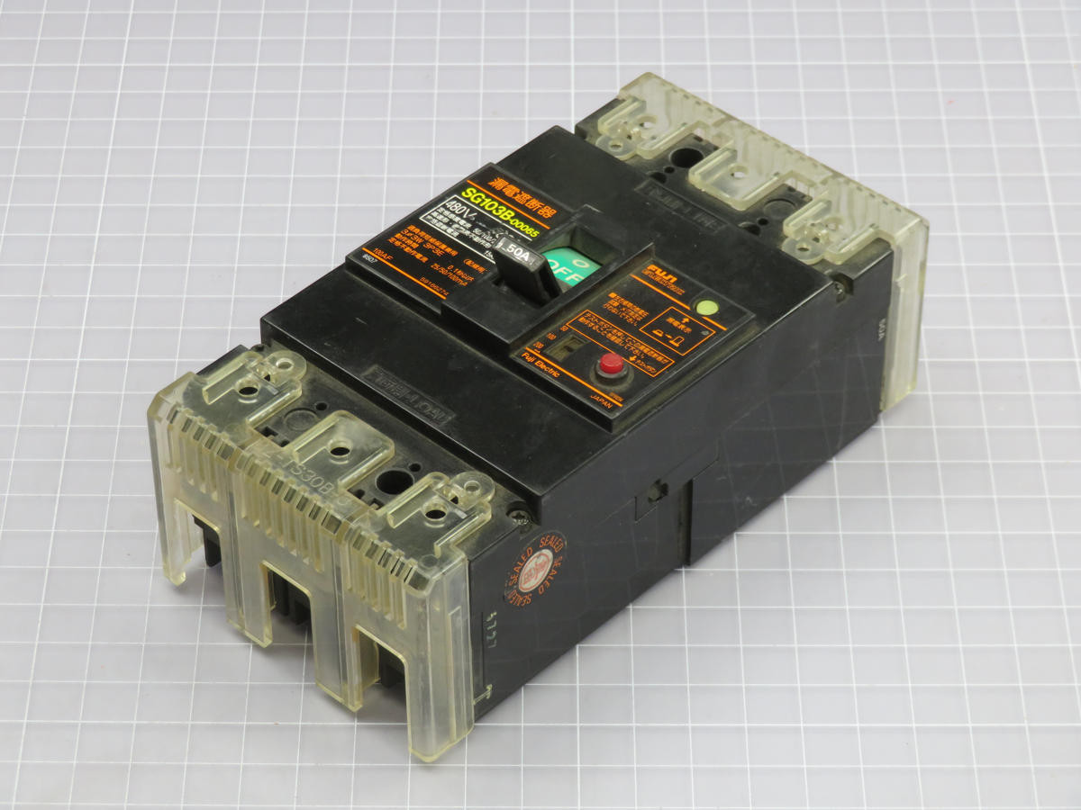 50 Amp, Fuji #SG103B-00065, Earth Leakage Circuit Breaker