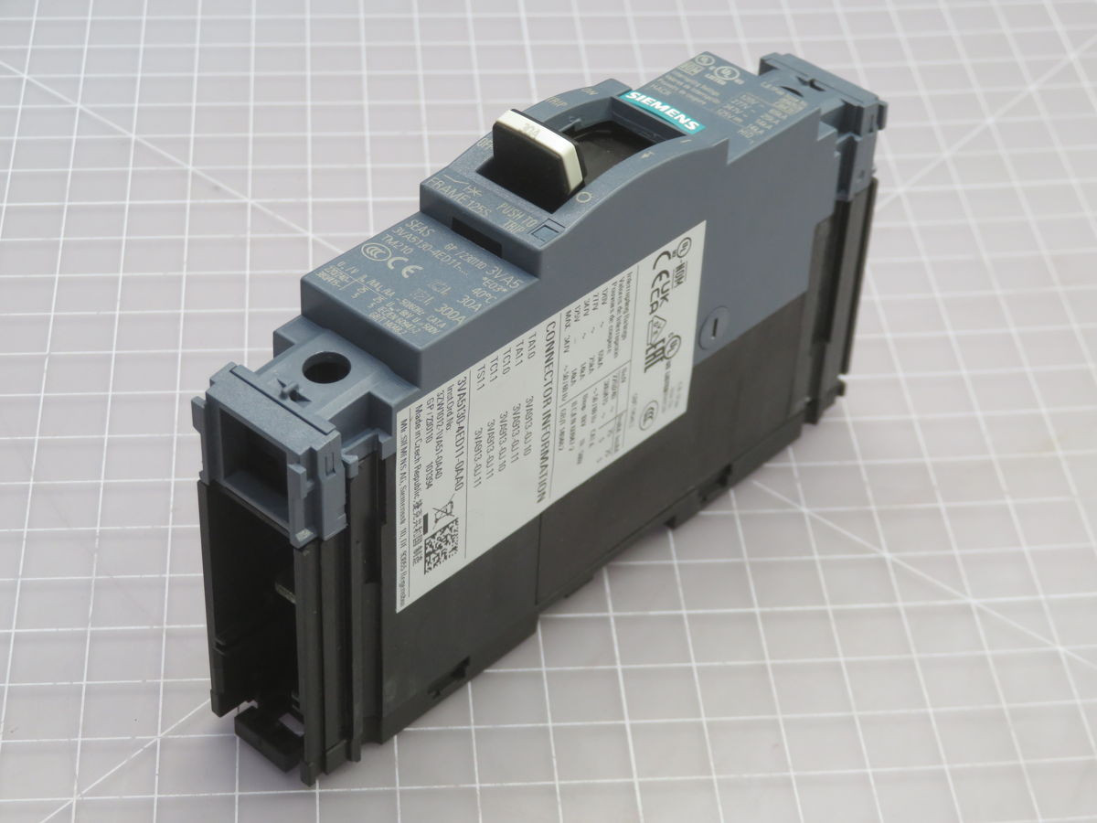 30 Amp, Siemens #3VA5130-4ED11-0AA0, Circuit Breaker