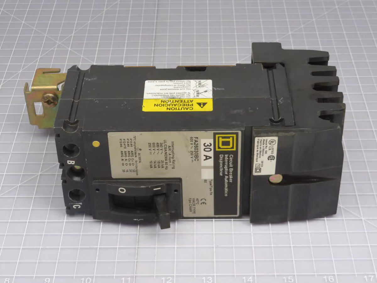 30 Amp, Square D #FA26030BC, Circuit Breaker