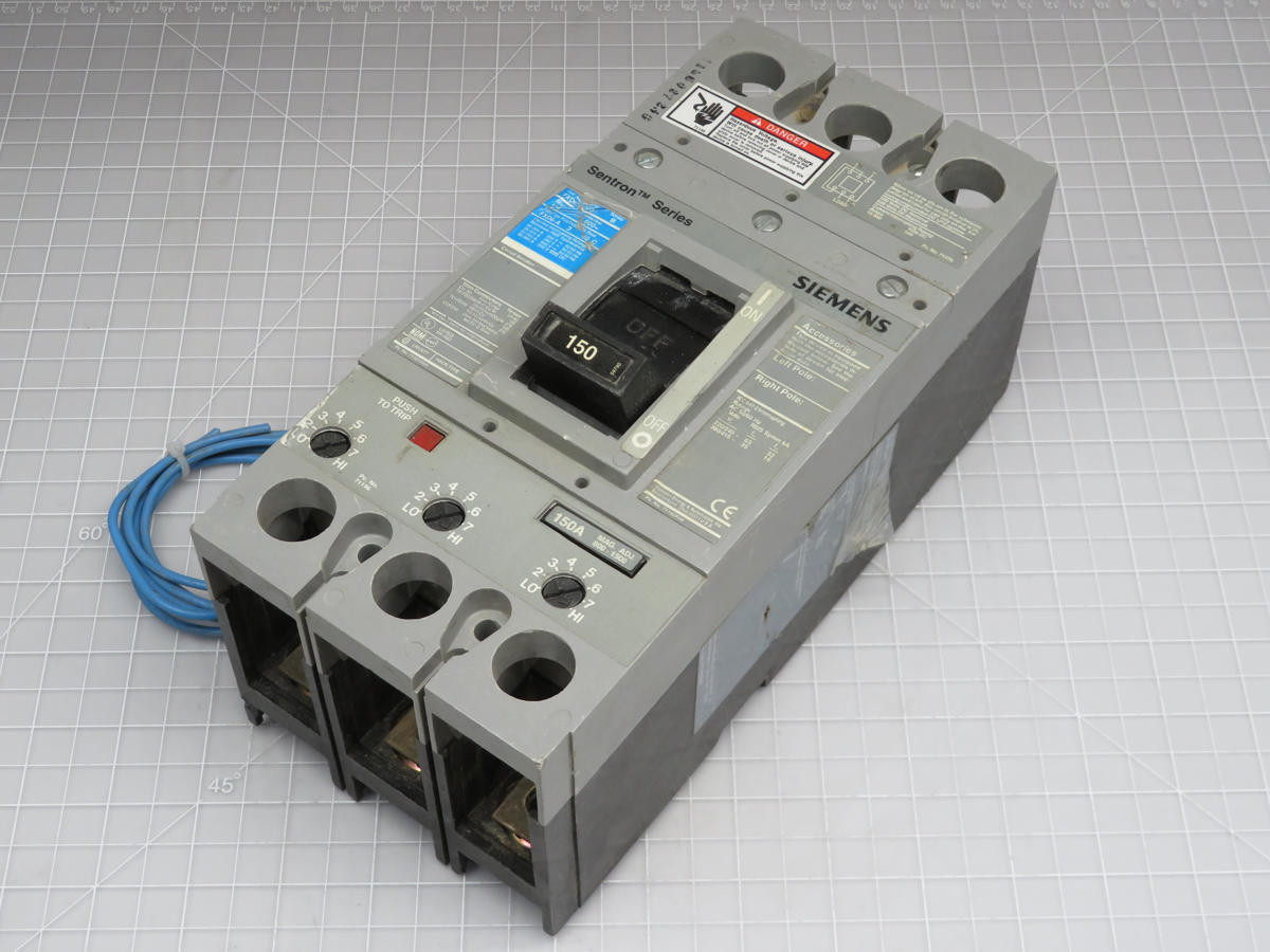 150 Amp, Siemens #FXD6-A, Sentron Circuit Breaker 150 Amp with U13FD60