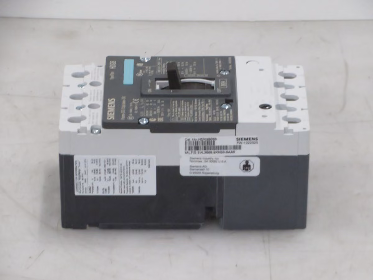 80 Amp, Siemens #Hdk3b080, Breaker, 80 A Current, 480 VAC Voltage, 65 Kaic Interrupting Capacity