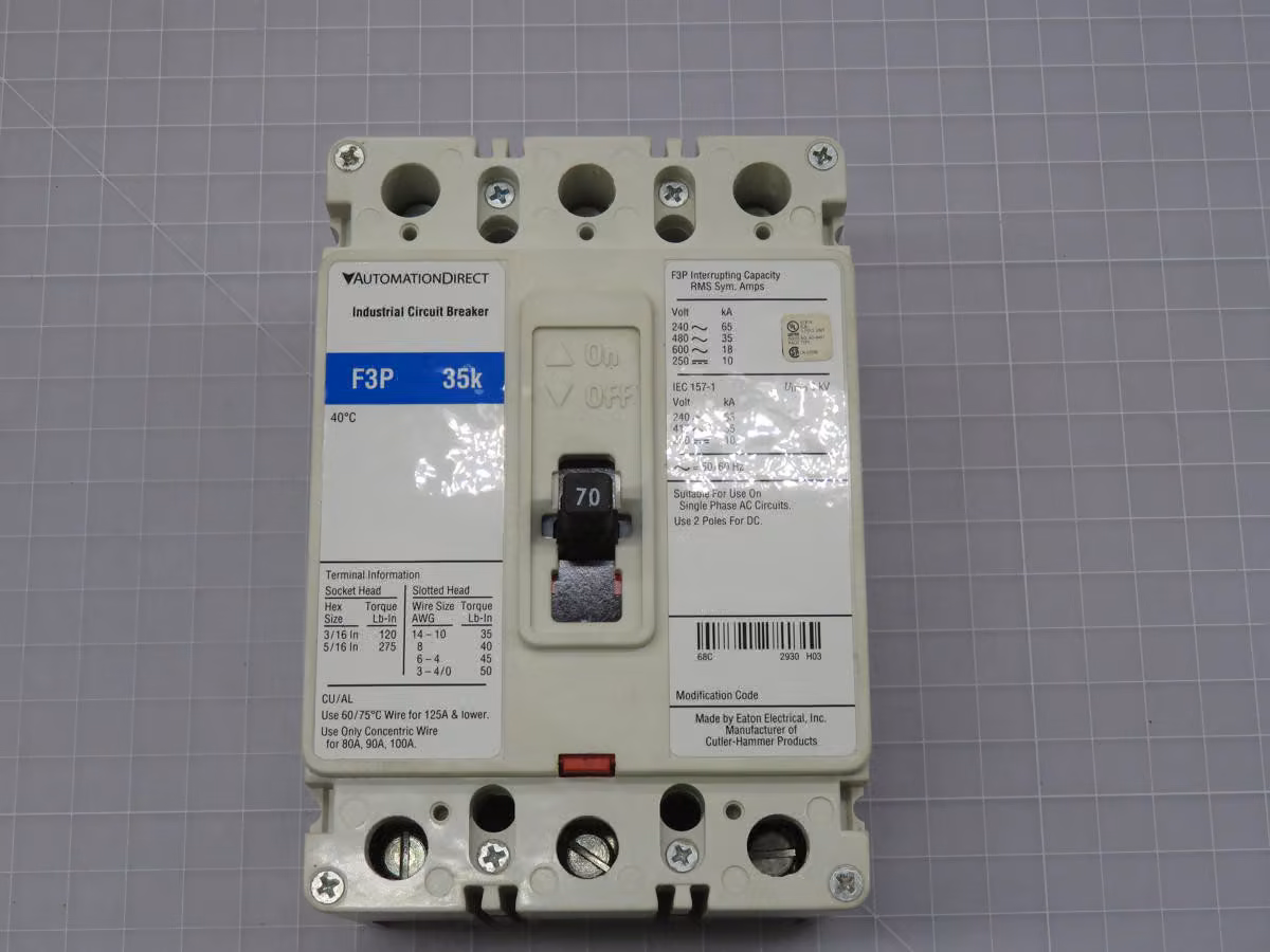 150 Amp, Automation Direct #F3P, Industrial Circuit Breaker