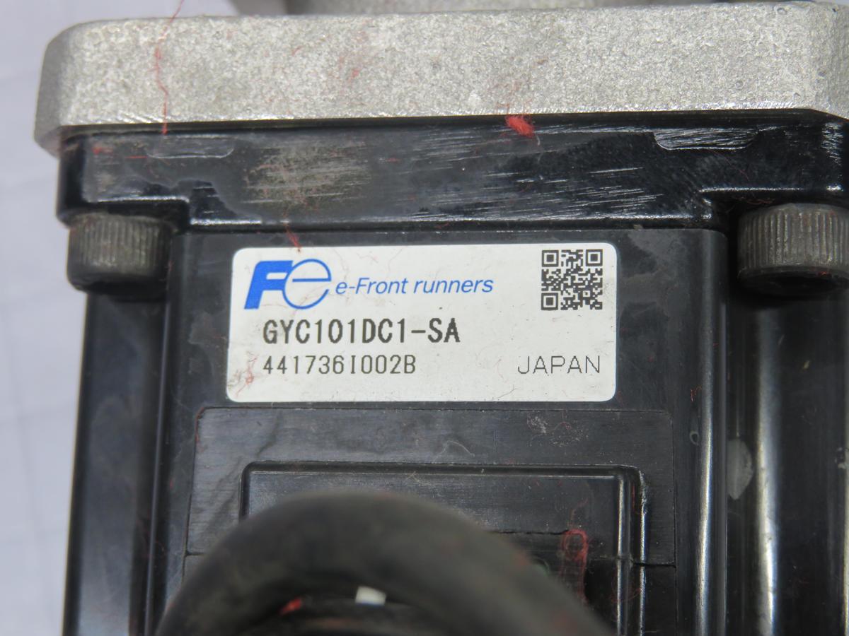 0.1 kW Fuji #GYC101DC1-SA, AC Servo Motor, 3000 RPM