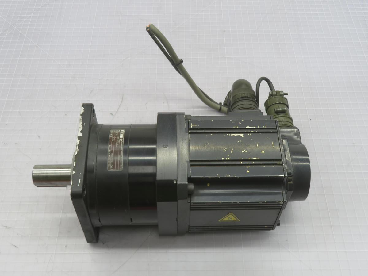 1.5 kW Mitsubishi #HC-SF153X-S2, AC Servo Motor, 131 Volts
