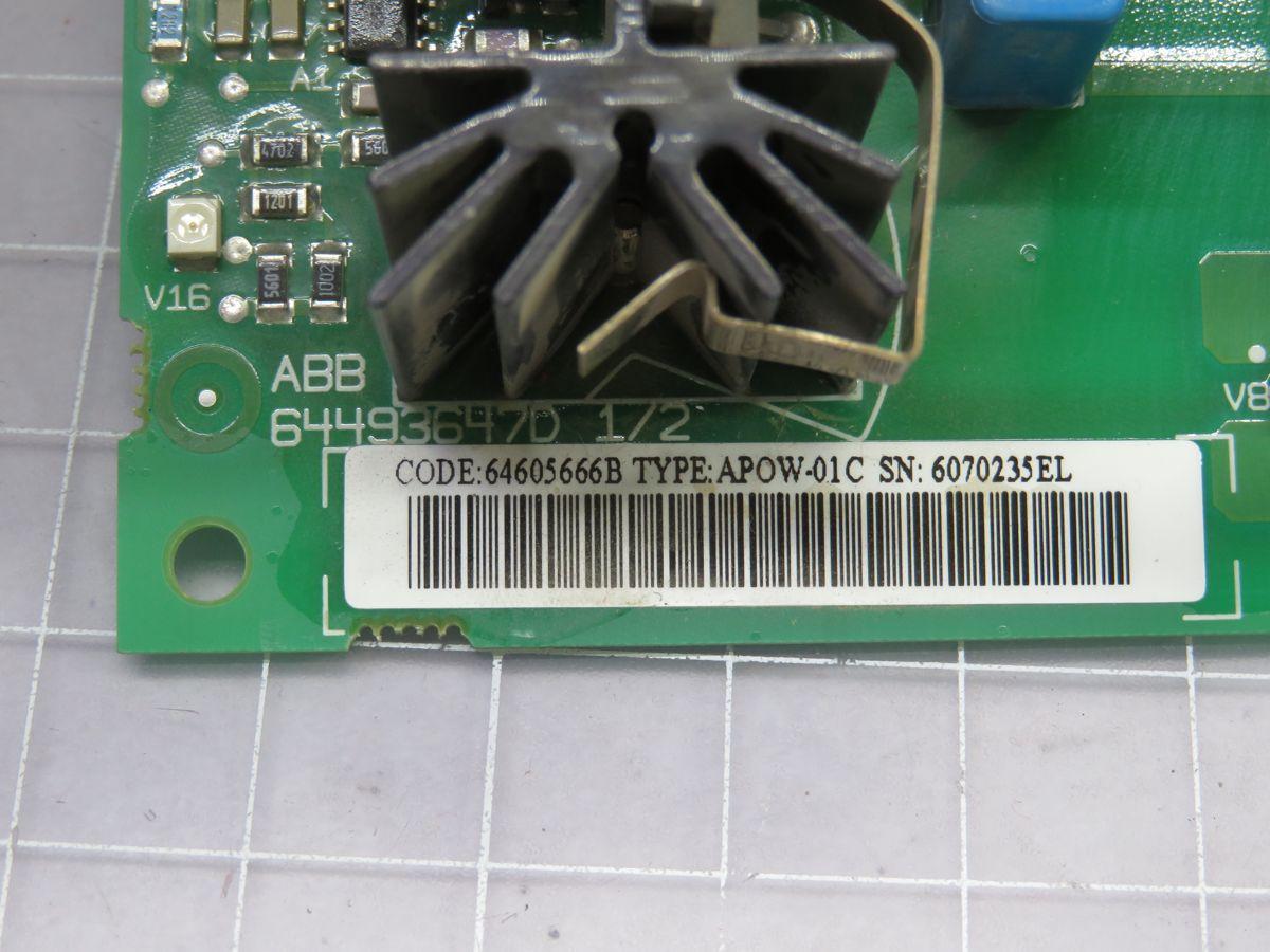 ABB #APOW-01C, Power Supply Board