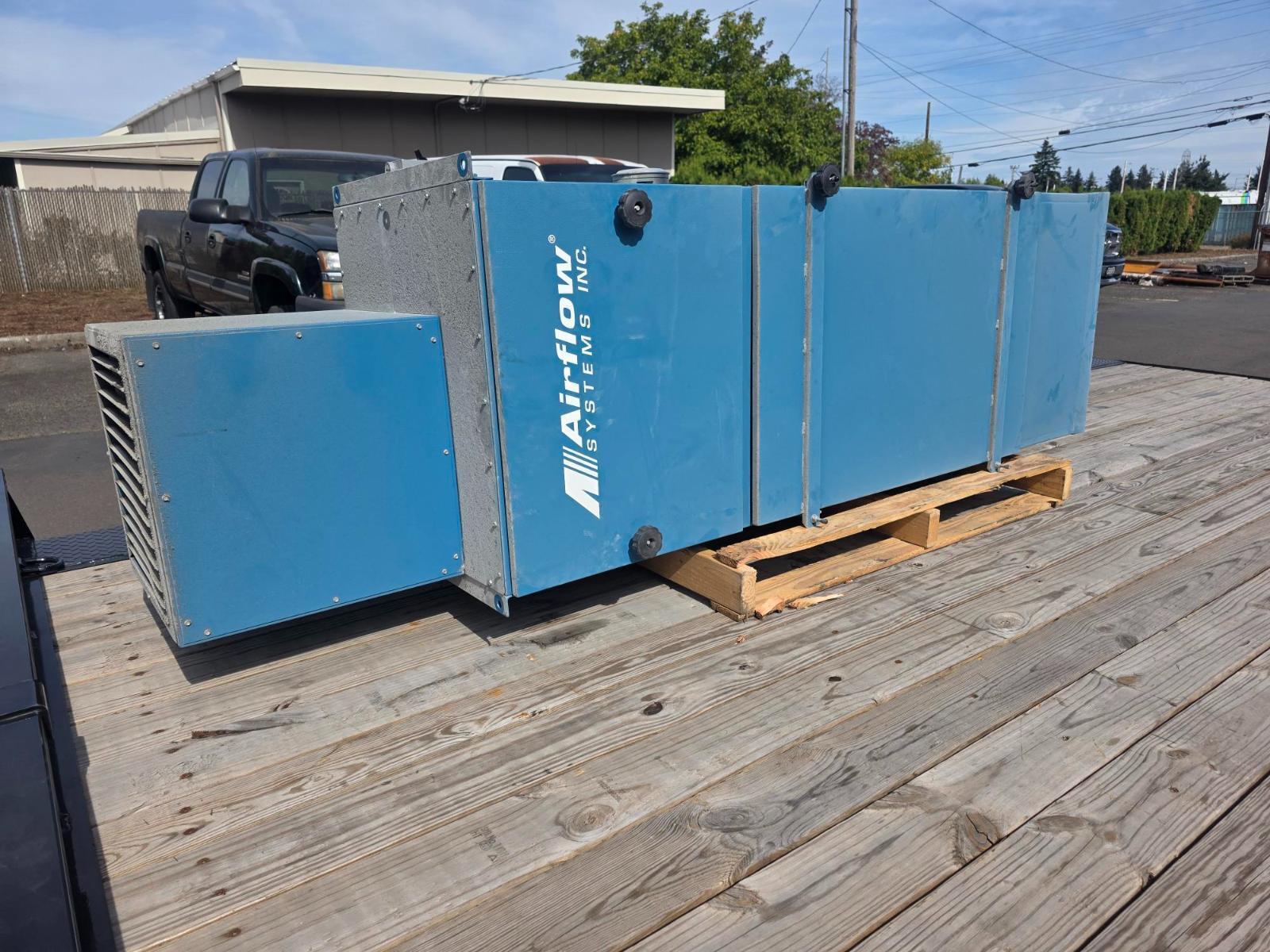 Airflow Systems #F120, hanging air filtration unit, 3,800 CFM, 2-3 HP, 230-460 V., 3 Ph.