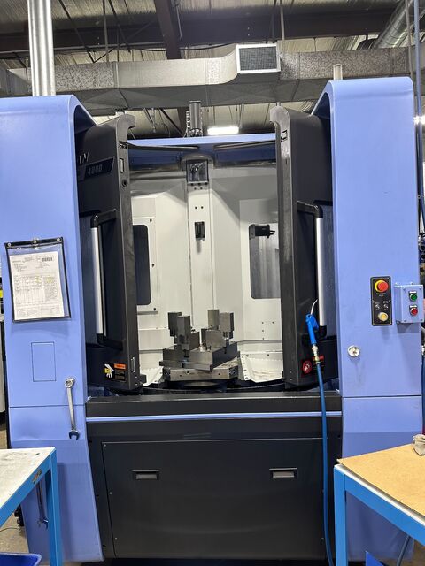 Daewoo Doosan #NHP-4000, horizontal machining center, 22" X, 25.2" Y, 26" Z, 40 HP, 15000 RPM, 60 automatic
