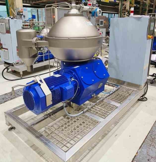 Alfa-Laval #SSPX-810" SGV-34CGL, separator disc centrifuge, stainless steel, 30 HP, 22 KW, 7200 RPM max bowl