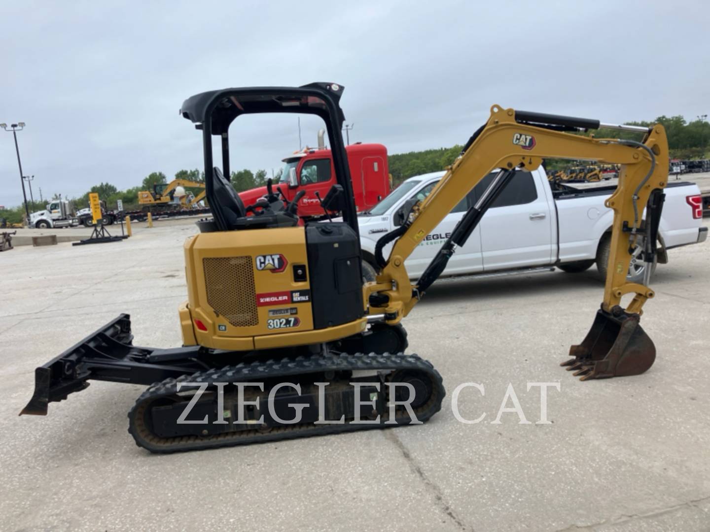 Caterpillar 302.7, Excavator, 544 hours, S/N: CZ601916, 2022