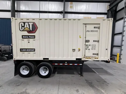 500 KW Caterpillar #XQ570, diesel generator set, 277/480 Volts, 3-phase, 4689 hours, 779 HP @ 1800 RPM, C18