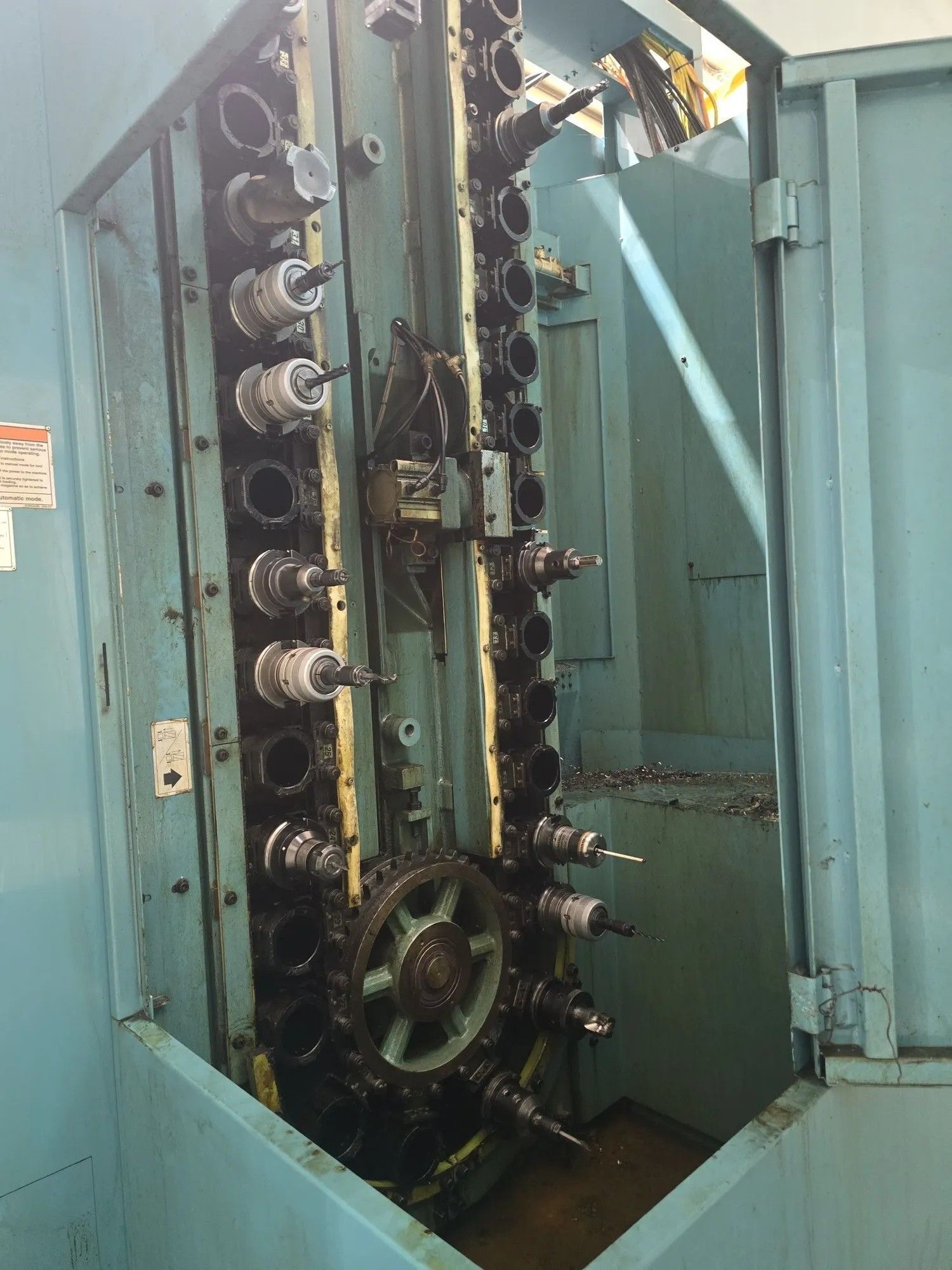 Mazak #HCN-6800-II, CNC horizontal machining center, 43 automatic tool changer, 41.4" X, 35.4" Y, 38.5" Z