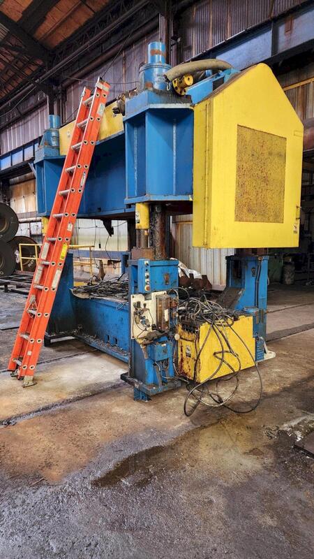 72" x .25" Machine Concepts, 5-Hi corrective precision leveler, 23 roll, 48" passline, 3" roll diameter, 80"