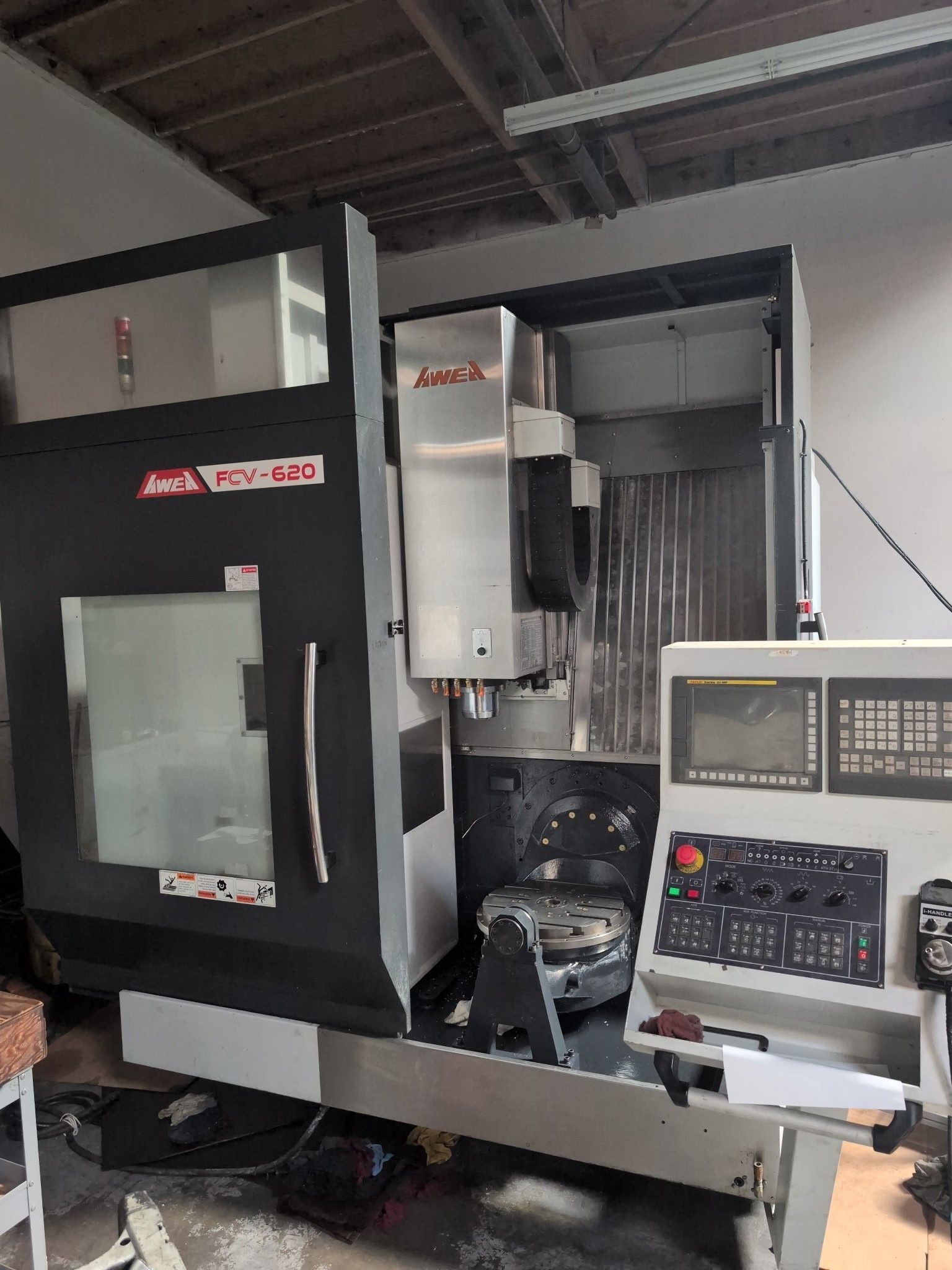 Awea, Yama Seiki #FCV-620, CNC 4+1 universal machining center, 5-Axis, 25" X, 21" Y, 18.1" Z, 15000 RPM, 60