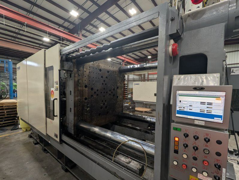 720 Ton, 132 oz., Nissei #FV660-310L, injection molding machine, Tact IV Control, core pull, 2007